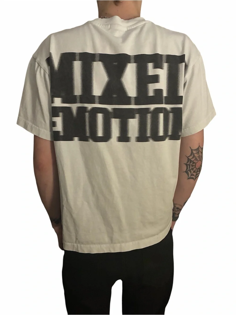 Cream Graphic 'EMOTION' Short-Sleeve Men's T-Shirt